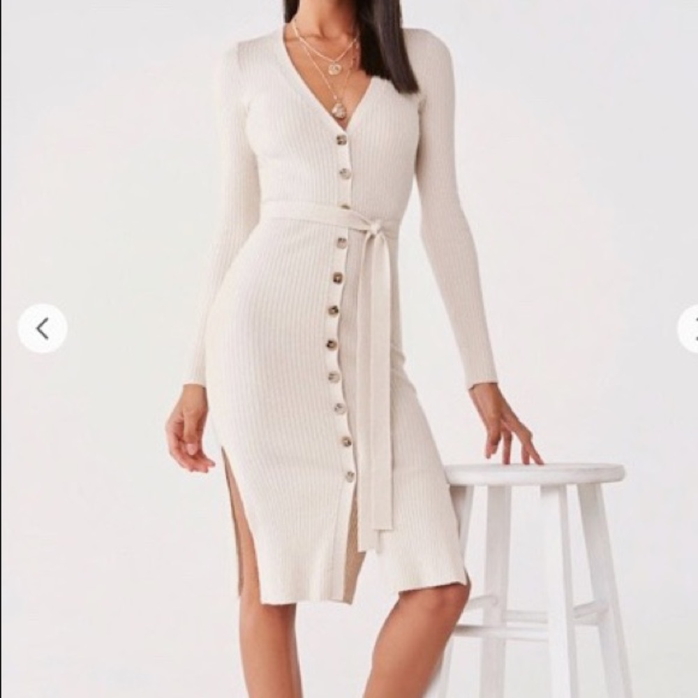 Ribbed Midi Dress
